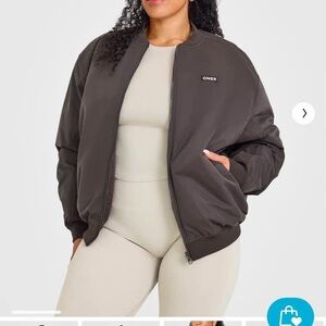 Women's Black Bomber Jacket
